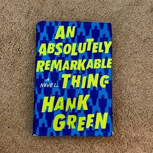 An Absolutely Remarkable Thing signed hardback